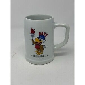 Sam The Eagle 1984 Los Angeles Summer Olympics Games Tankard Mug by Papel